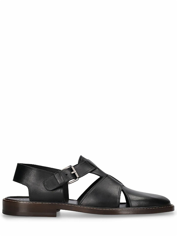 Photo: LEMAIRE Fisherman Leather Sandals