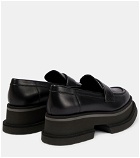 Clergerie - Banel leather platform loafers