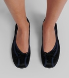 Balenciaga Ballet canvas ballet flats