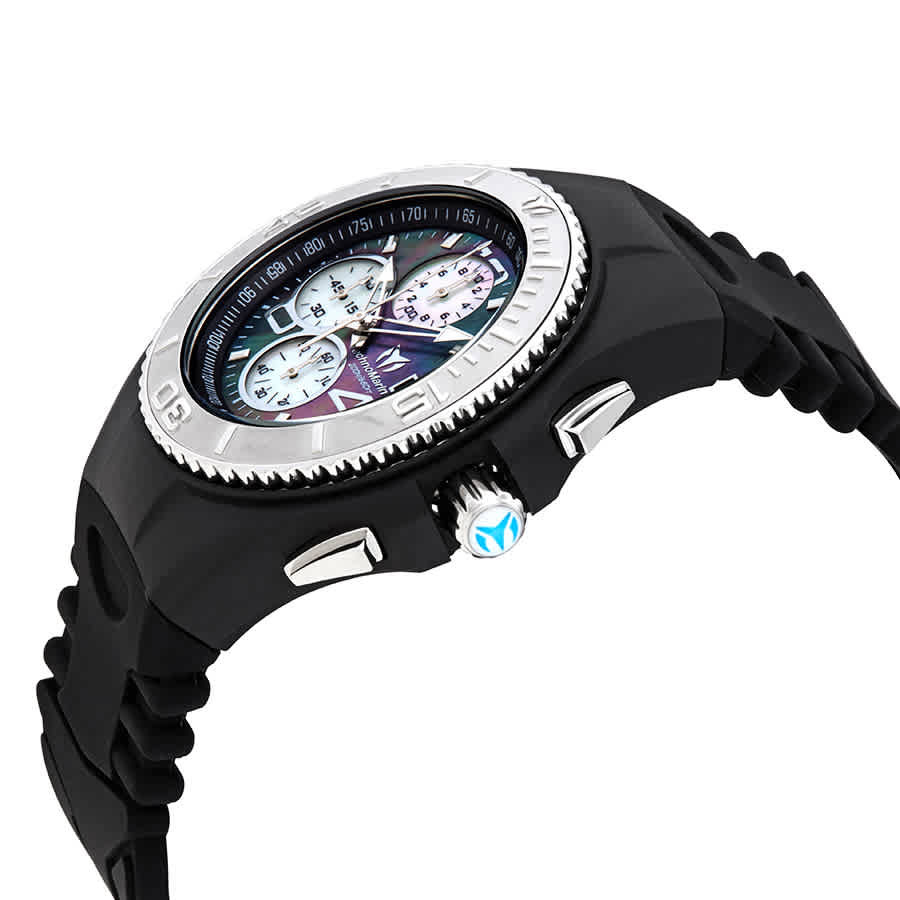Technomarine Cruise Chronograph Black Mother of Pearl Dial Mens Watch TM-115349