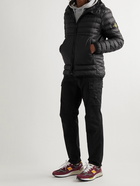 Stone Island - Logo-Appliquéd Quilted Shell Hooded Down Jacket - Black