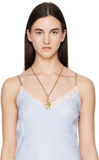 Moschino Gold Archive Goose Necklace