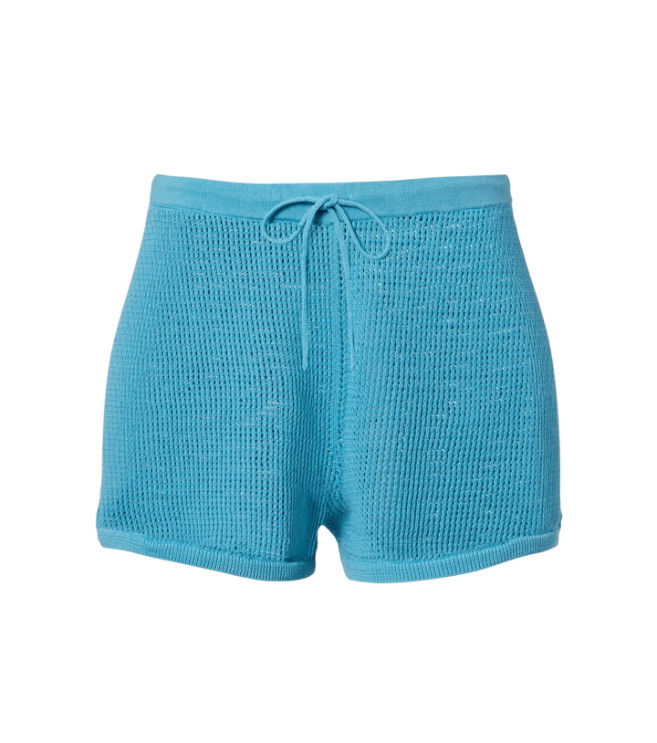 Photo: Staud Samara cotton shorts