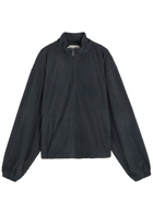 Honor The Gift Textured Knit Quarter-zip Sweatshirt Black