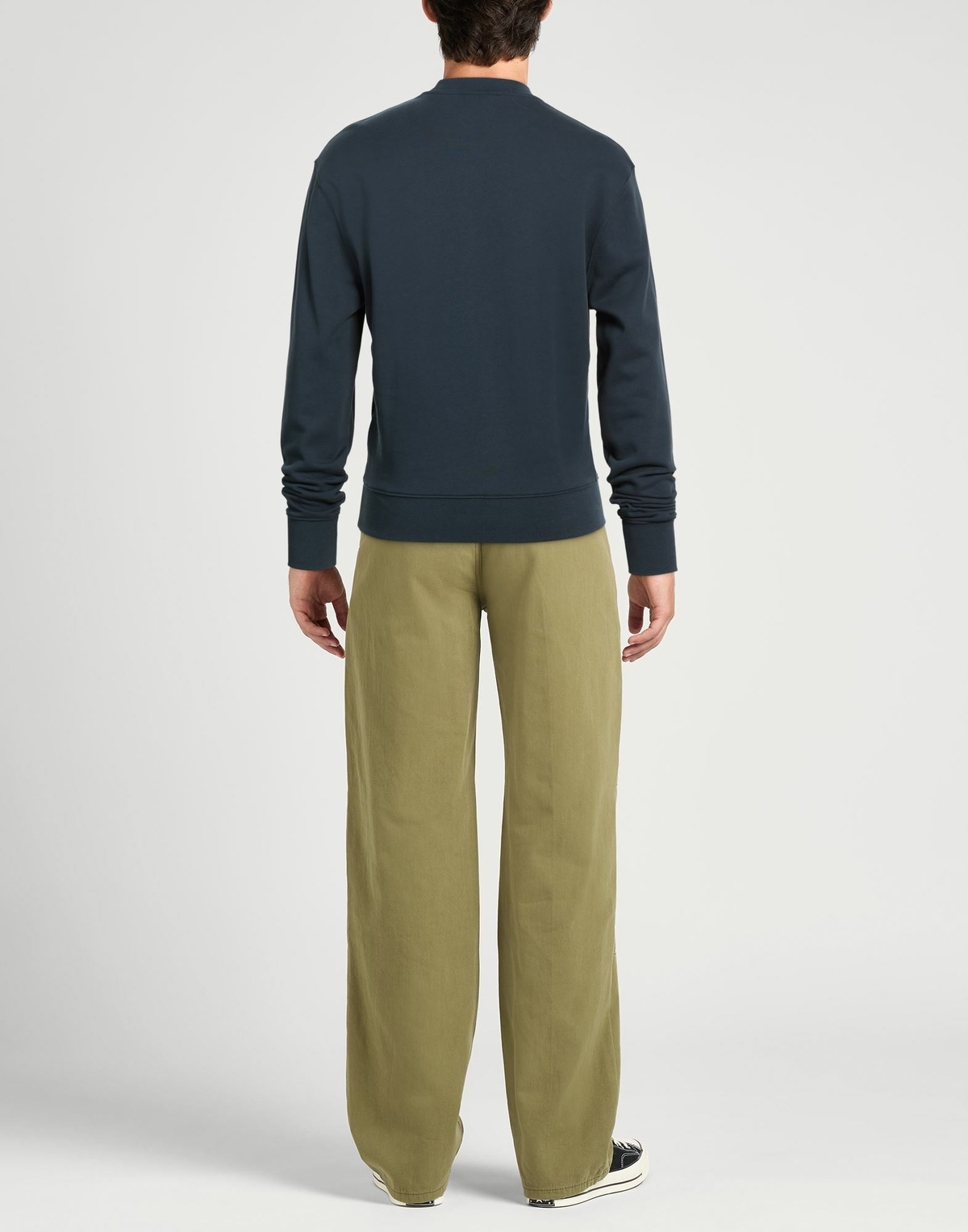 Maison Kitsuné Mens Sweatshirt Midnight in Blue