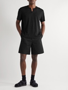 James Perse - Linen-Blend T-Shirt - Black