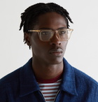 Native Sons - Yazzi Square-Frame Acetate Optical Glasses - Yellow