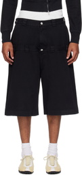 ABRA SSENSE Exclusive Black Double Shorts