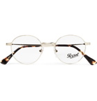 Persol - Round-Frame Gold-Tone and Tortoiseshell Acetate Optical Glasses - Men - Gold