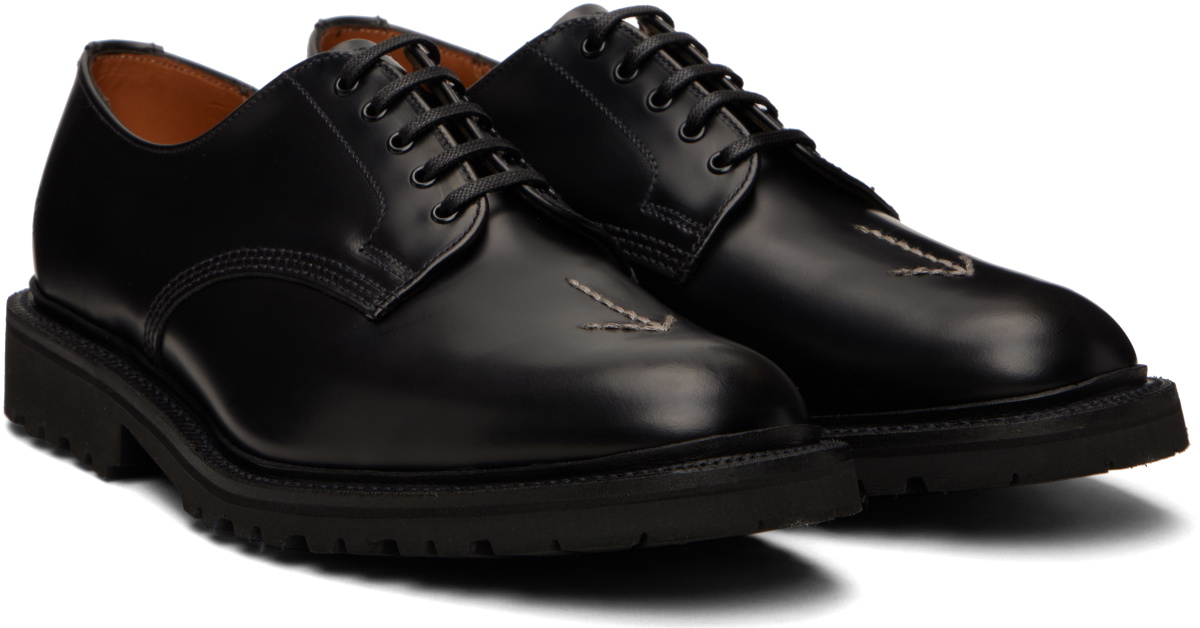 Comme des Garçons Homme Black Sanders Edition Glossy Leather Derbys