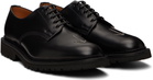 Comme des Garçons Homme Black Sanders Edition Glossy Leather Derbys