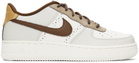 Nike Kids Brown & White Air Force 1 LV8 Big Kids Sneakers