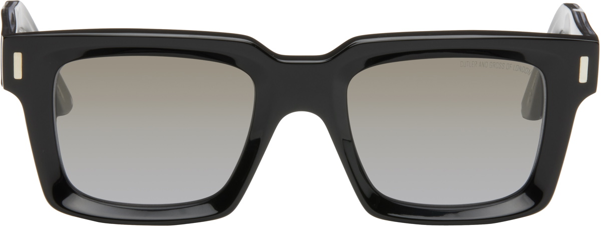 Cutler and Gross Black 1386 Square Sunglasses Cutler and Gross Cutler and Gross Black 1386 Square Sunglasses Cutler and Gross