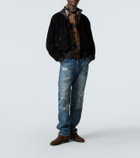 RRL Mason suede bomber jacket