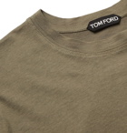 TOM FORD - Lyocell and Cotton-Blend Jersey T-Shirt - Green