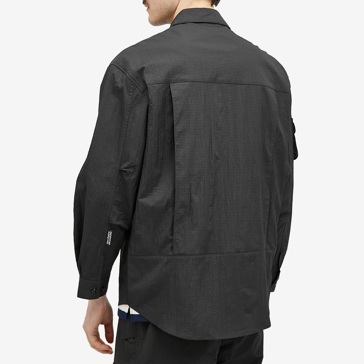 Uniform Bridge Men's Ripstop Multi Pocket Shirt in Black