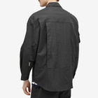 Uniform Bridge Men's Ripstop Multi Pocket Shirt in Black