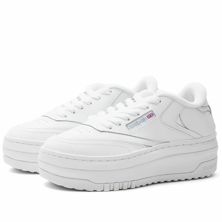 Photo: Reebok Men's Club C Extra Sneakers in White/Pure Grey