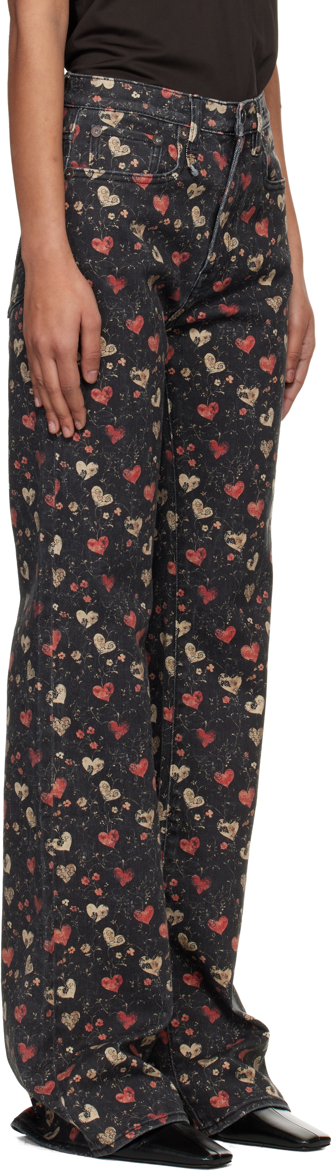 R13 Black Jane Jeans