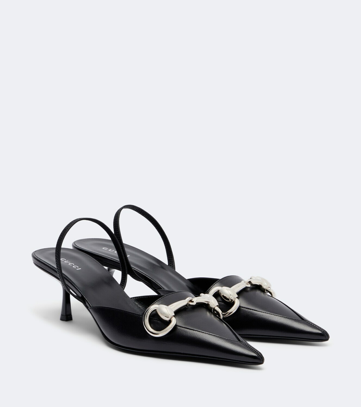Gucci Boulevard leather slingback pumps