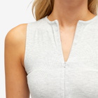 Joah Brown Women's Invisible Zip Tank Top in Pearl
