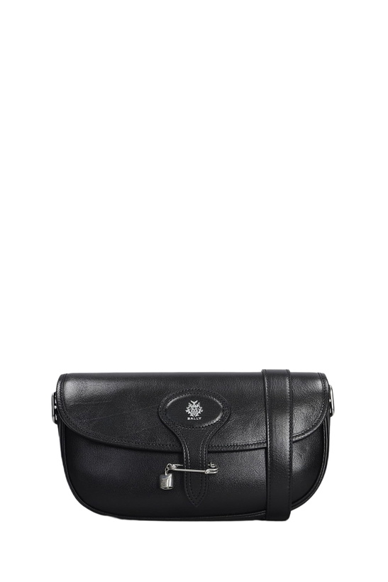 Photo: Bally Beckett Cross Shoulder Bag In Black Leather