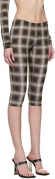 Mowalola Brown MISS SIXTY Edition Vintage Capri Leggings