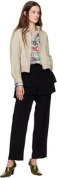 UNDERCOVER Taupe Bow Jacket