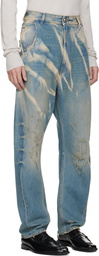 Vivienne Westwood Blue Buckle Back Jeans