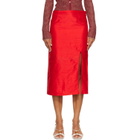 RESCHA SSENSE Exclusive Red Double Kalam Skirt
