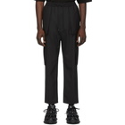 Juun.J Black Wool Cargo Pants