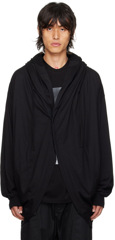 Photo: Julius Black Draped Cardigan