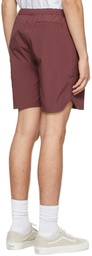 Dime Burgundy Classic Shorts