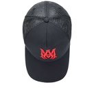 AMIRI MA Trucker Hat in Black/Red