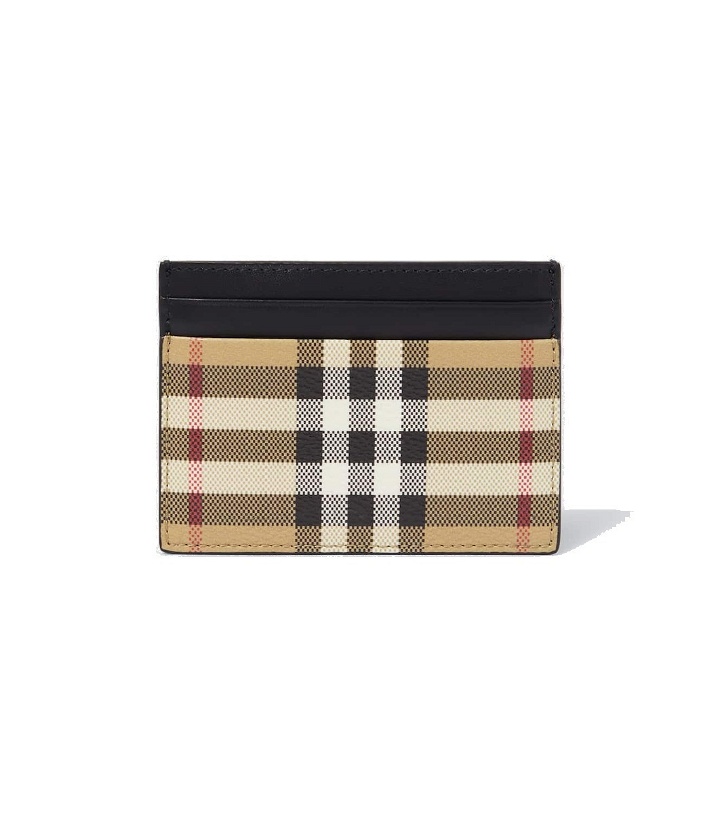 Photo: Burberry Burberry Check leather card holder