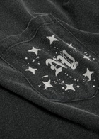 Duke And Dexter Pocket Washed Printed Cotton T-shirt Black
