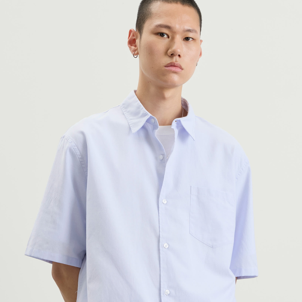 END. Men's Hang Shirt in Sky Blue