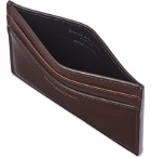 SAINT LAURENT - Leather Cardholder - Brown