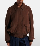 Loewe Suede bomber jacket