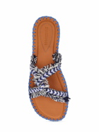 ZIMMERMANN - 10mm Braided Strap Cotton Sandals