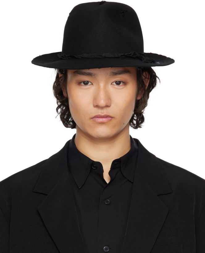 Photo: YOHJI YAMAMOTO Black Wool Soft Hat