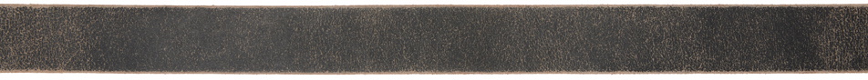 ERL Black Leather Belt