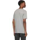 Off-White Grey and Black Logo Slim T-Shirt