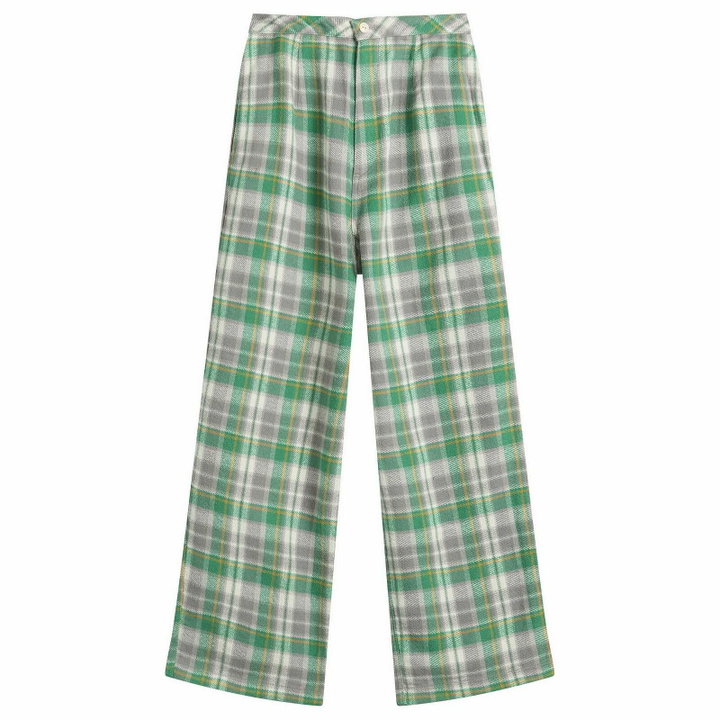 Photo: Beams Boy Women's Work Check Easy Pants in Grey