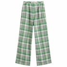 Beams Boy Women's Work Check Easy Pants in Grey