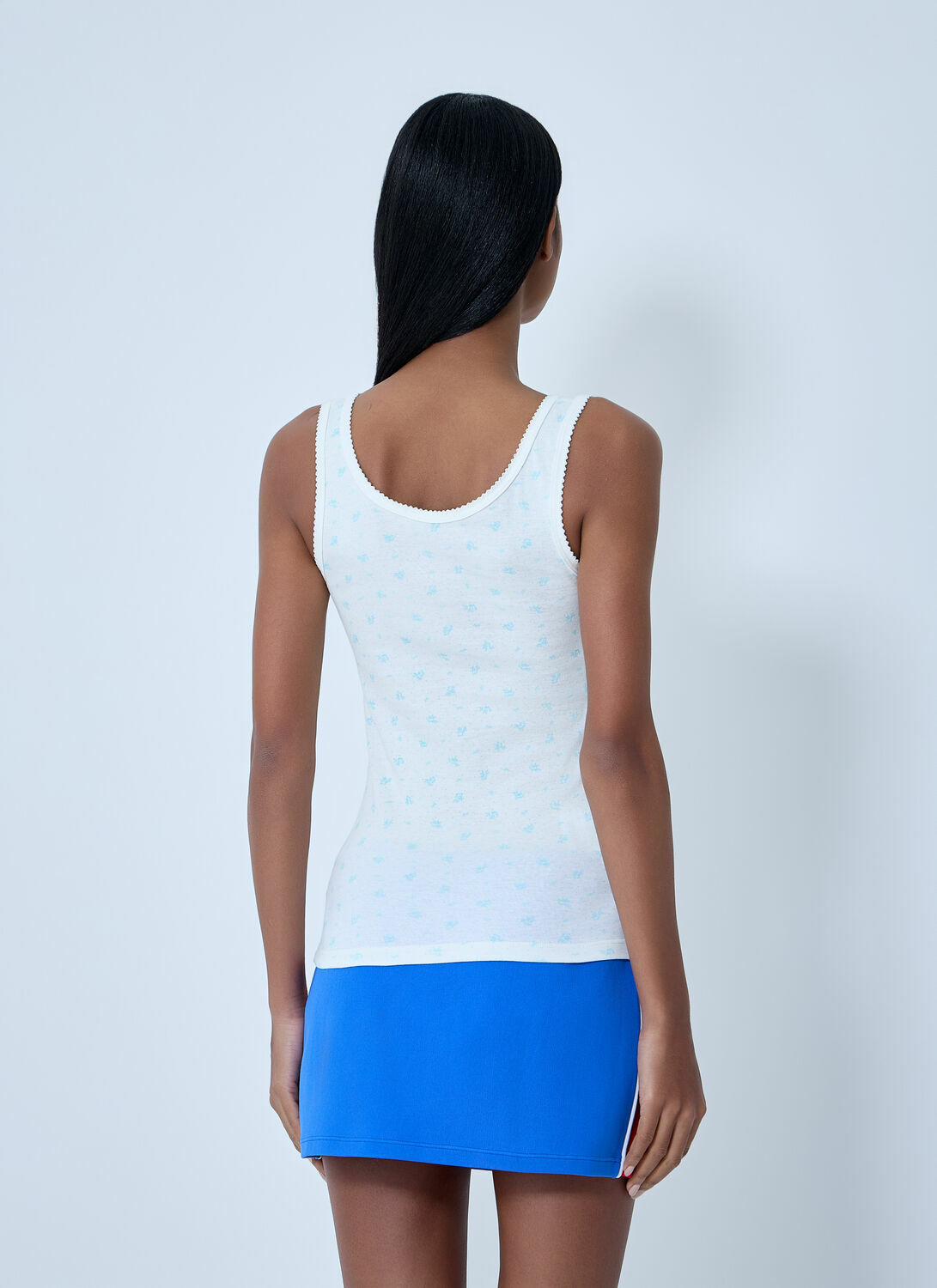Miu Miu Striped Tank Top