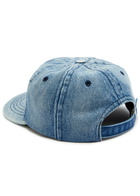Rhude Logo-embroidered Denim cap - Light Blue - One Size