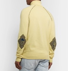 Alanui - Appliquéd Cashmere Rollneck Sweater - Yellow