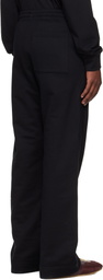 Dries Van Noten Black Drawstring Sweatpants