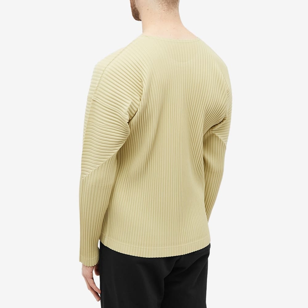 Homme Plissé Issey Miyake Men's Oversized Long Sleeve Pleated Top